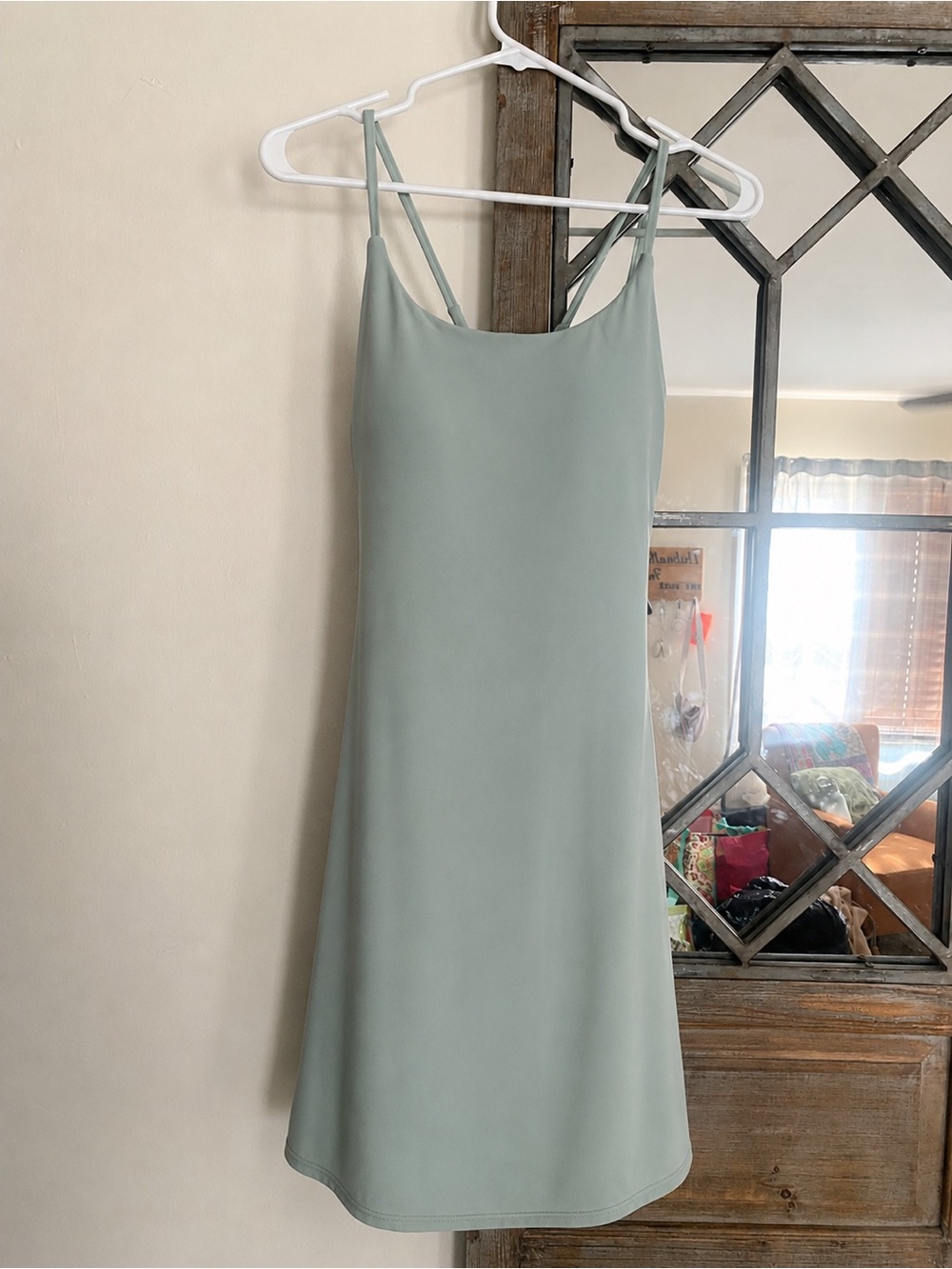 HALARA Sage Green Slip Dress
